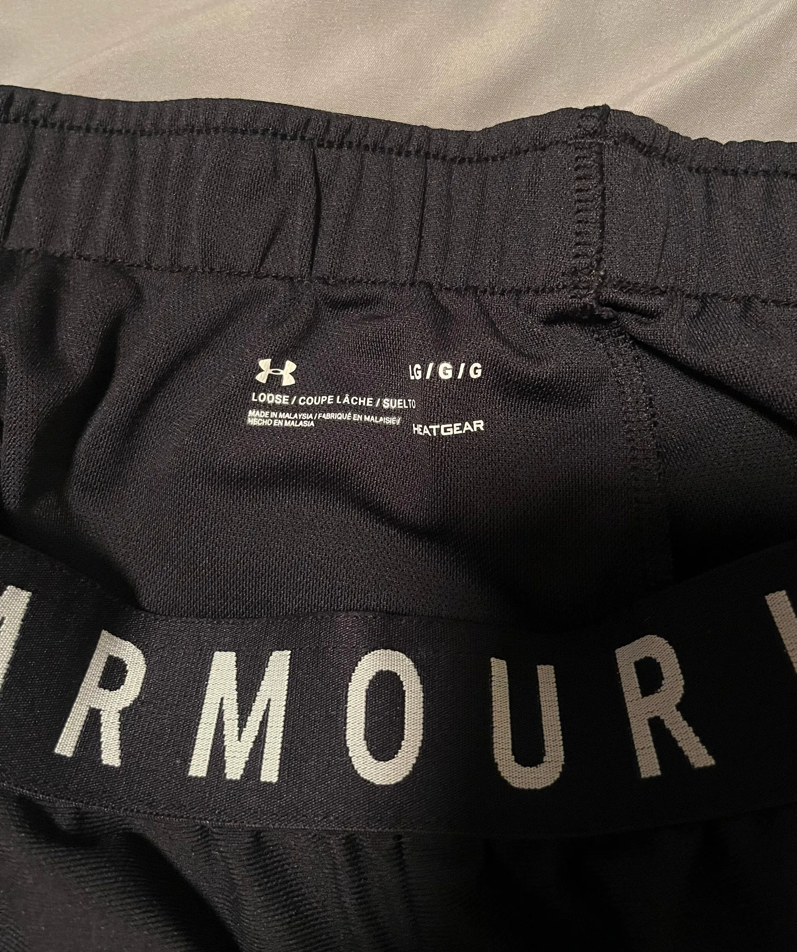 Under Armour Black & White Shorts - Image 5