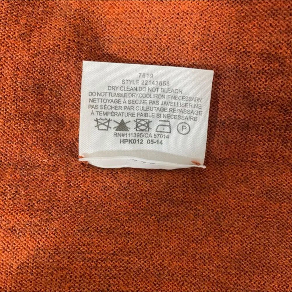 Tory Burch Size Small Cardigan Sweater Open Front Merino Wool - Image 10