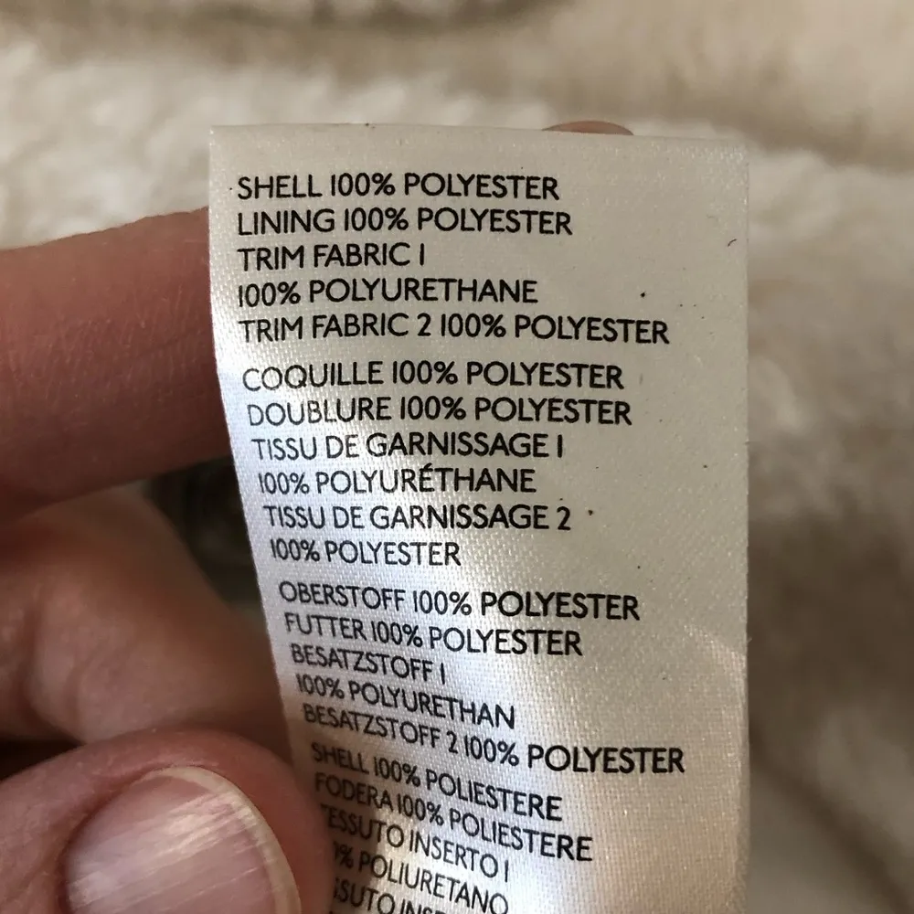 Anthropologie Maeve Cinched Soft & Elegant Faux Fur Coat in Ivory - Size Large - Image 7