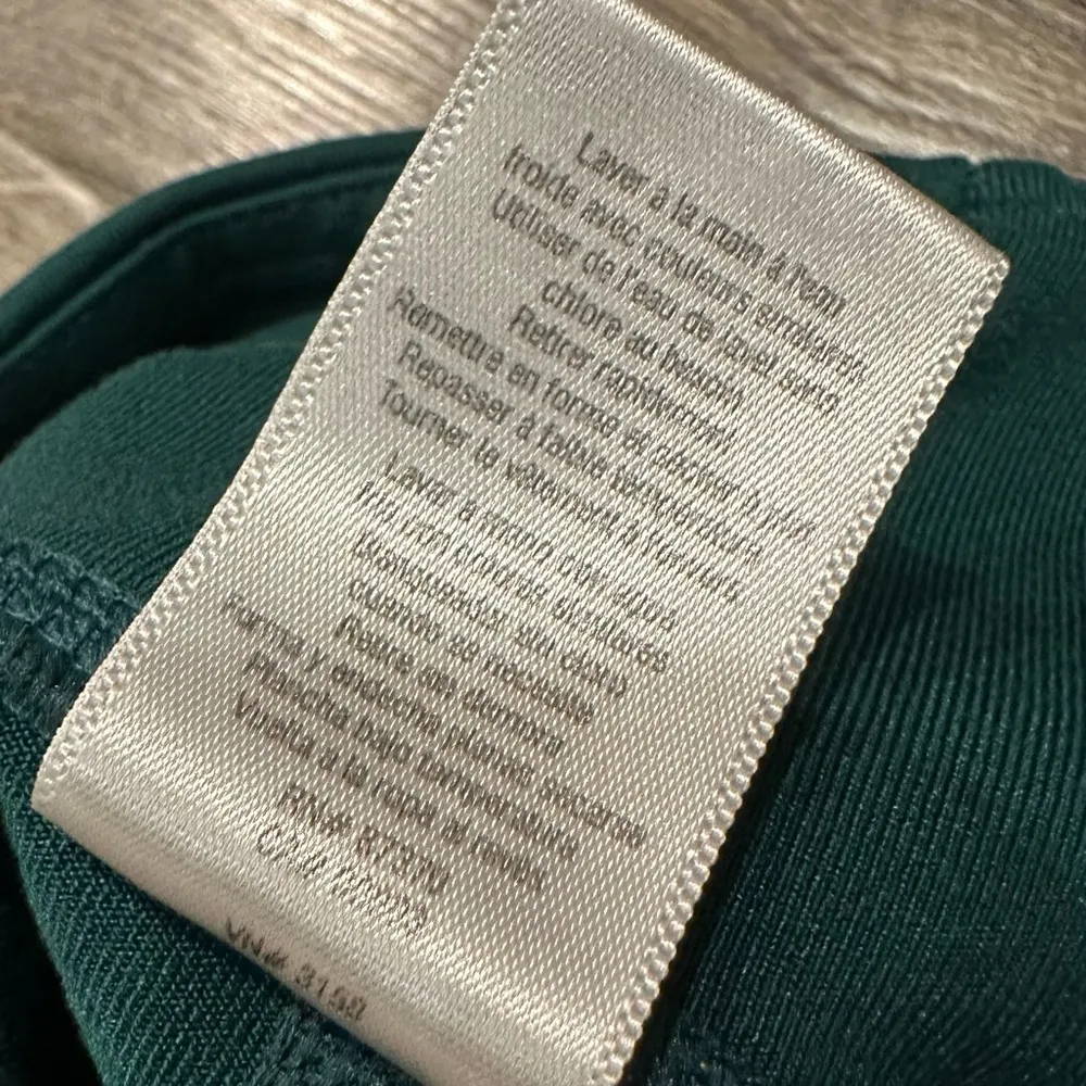 Alo Yoga Pants High Waisted Moto Leggings Size XS Green Workout Gym Activewear - Image 6