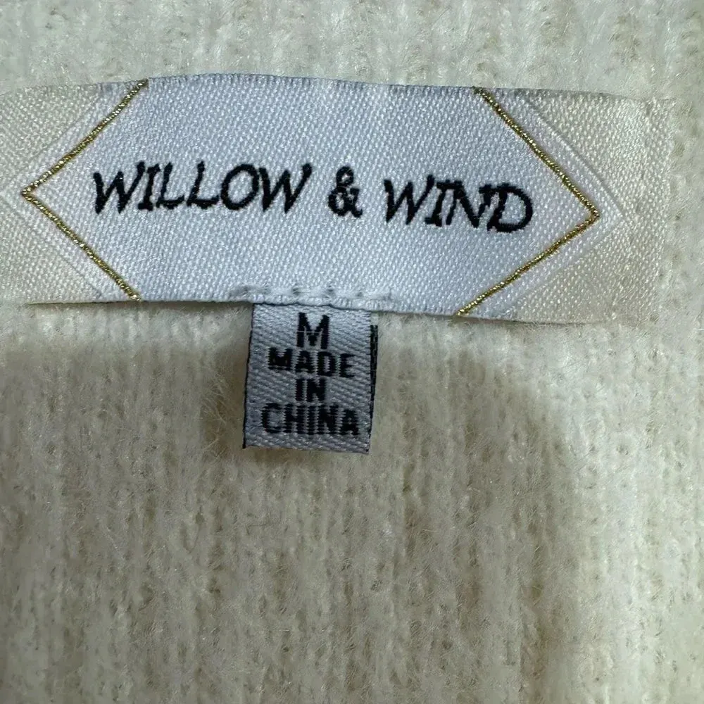 Cream Fuzzy Cropped Sleeveless Tank‎ Willow and Wind - Image 4