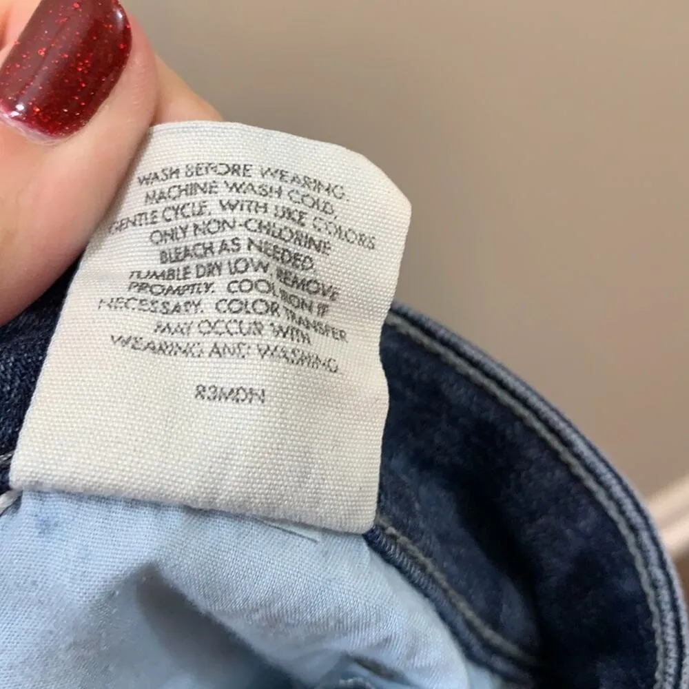 Eileen Fisher Medium Wash Low Rise Stretchy Ankle Skinny Jeans - Image 6