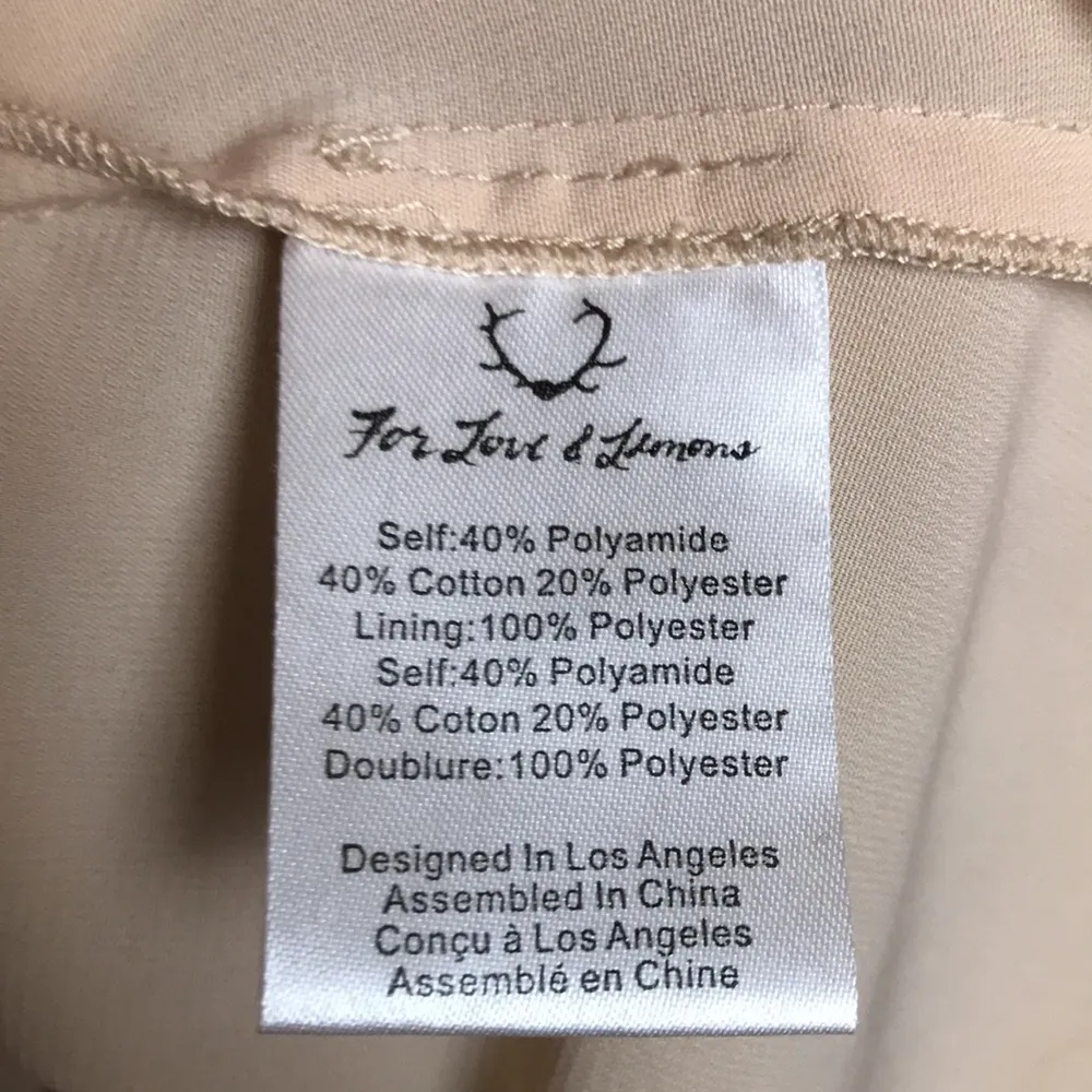 For love And Lemons Women’s Temecula Floral Embroidered Beige Blue Mini Dress - Image 11