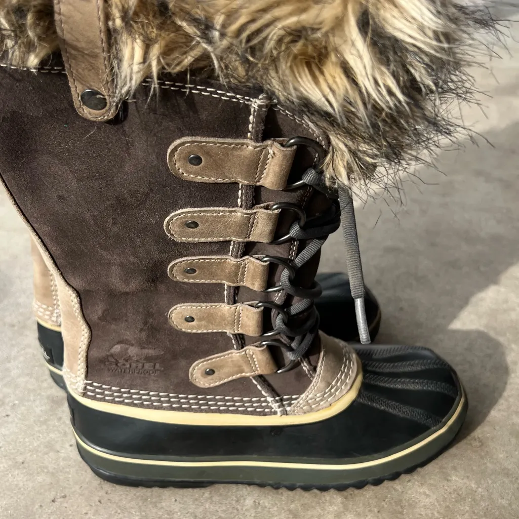 Sorel NL1540 Joan of Arctic Snow Gray Waterproof Leather Boots Women’s Size 10 - Image 12