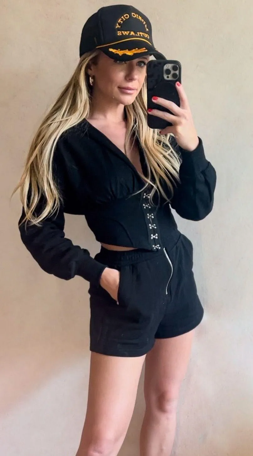 Hook And Snap Short And Jacket Set - Image 7