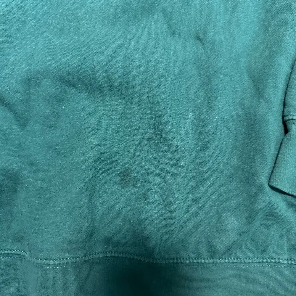 Holiday Editions Vintage Green Santa Scooter Ugly Christmas Sweatshirt - Image 4