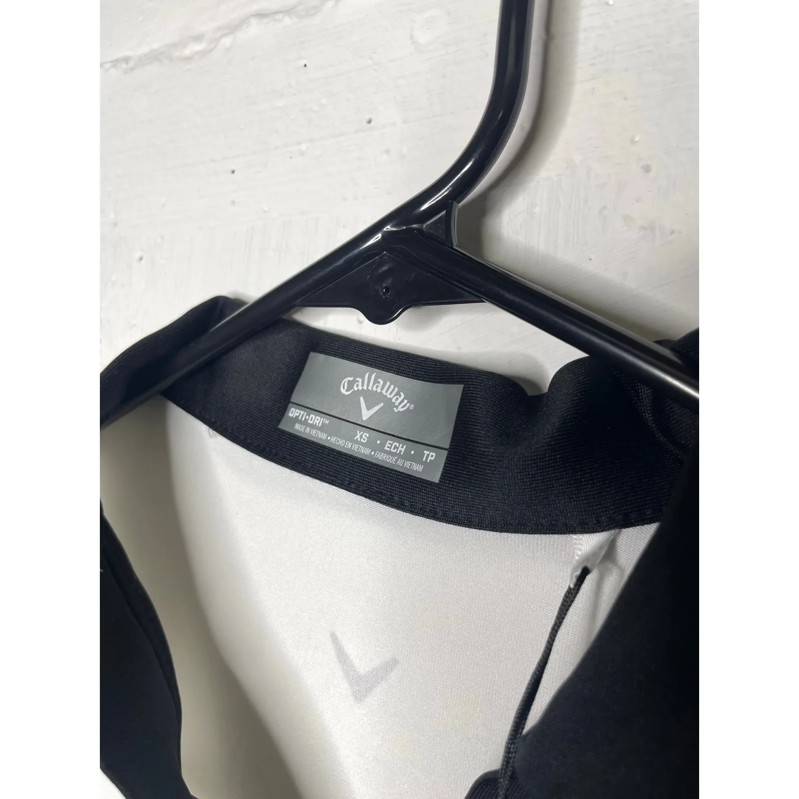 NEW Callaway Womens Golf Polo White Black Size XS Athletic Top - Image 5