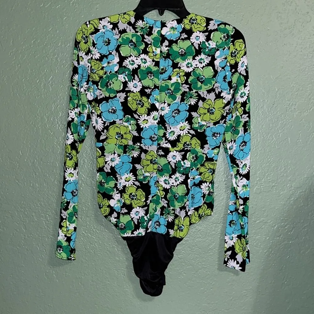 New Zara floral bodysuit New with tags flower power top - Image 3