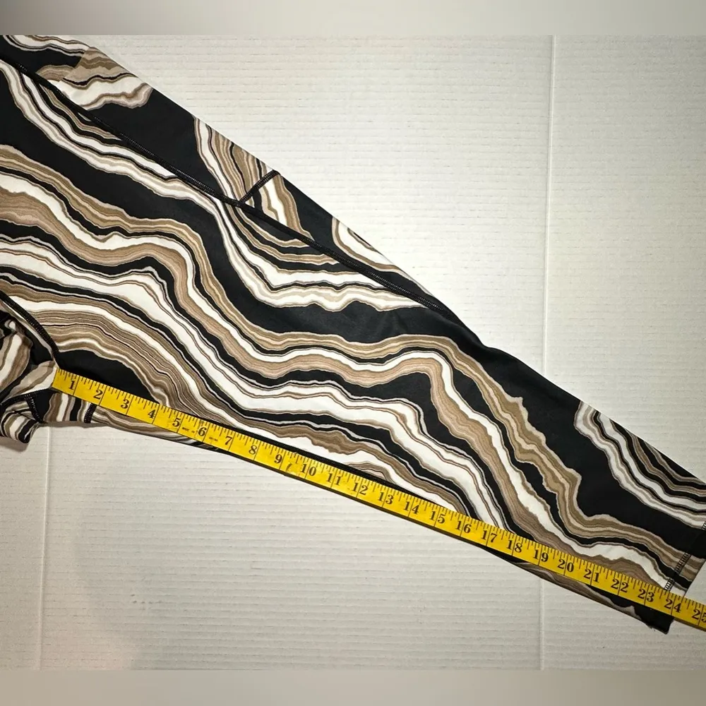 Sports Illustrated Black Brown Beige Women’s Leggings Workout Walking Run New XL - Image 6