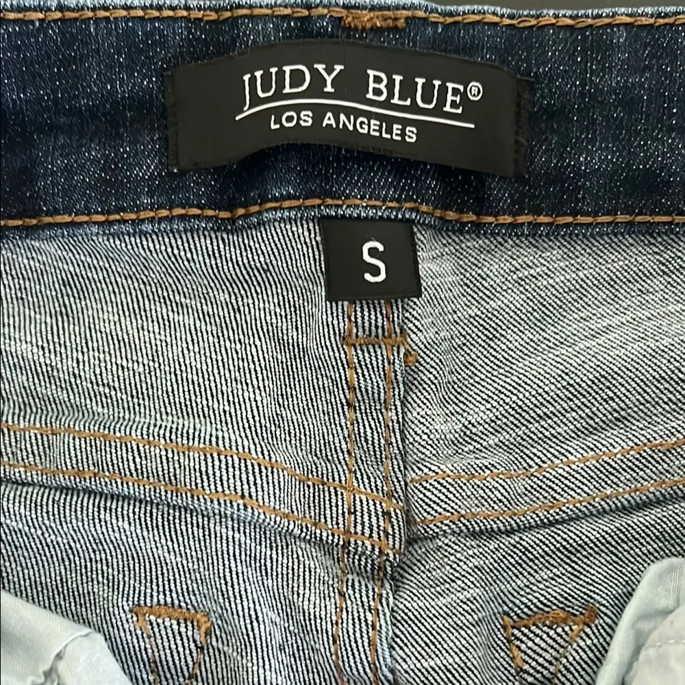 Judy Blue Distressed Denim Shorts - Image 2