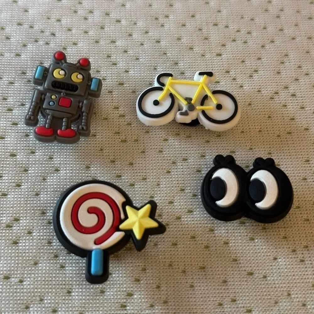 Jibbitz Croc Charms Set of 4 NWT Red Size undefined - Image 2