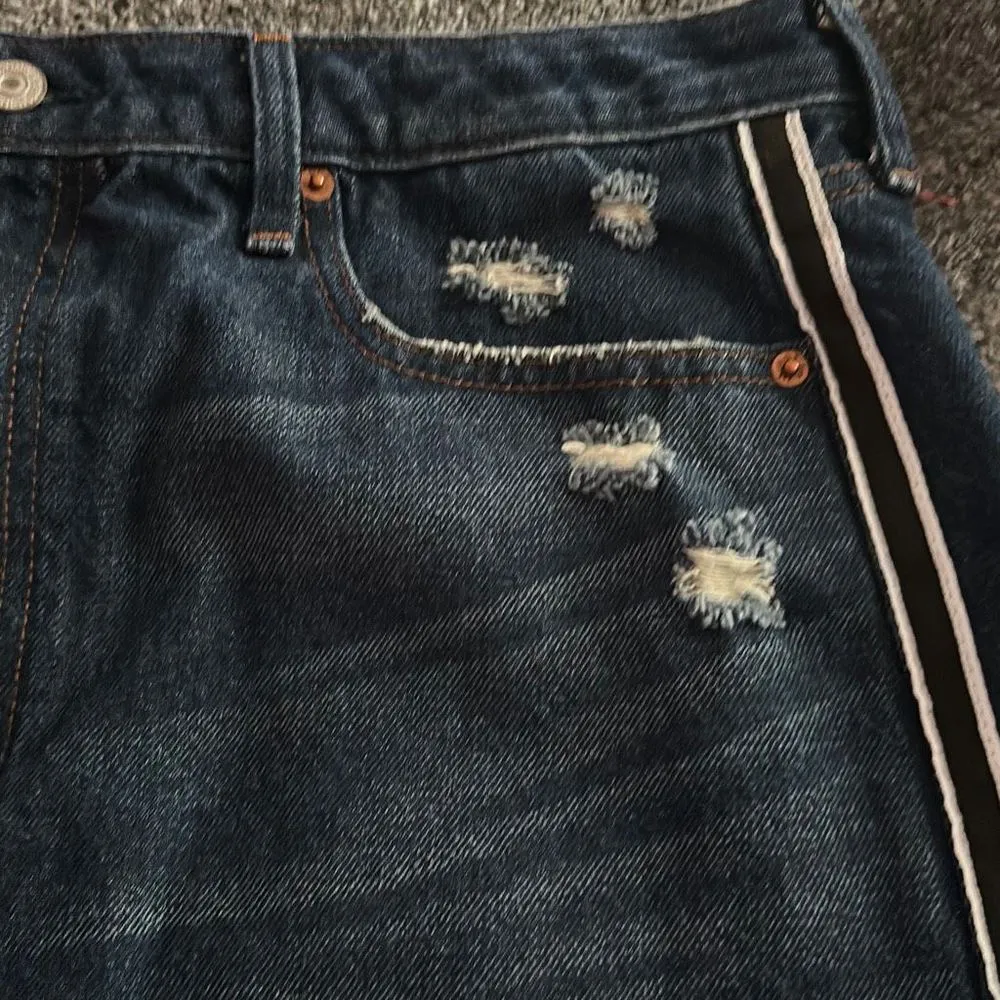 Abercrombie & Fitch Natural Rise Vintage A Line Skirt Size 14 - Image 7