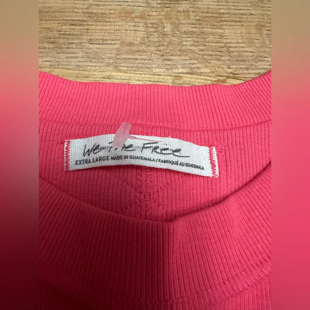 We The Free PeopleNWOT Kate Tank red/pink sz XL 16" ptp - Image 3