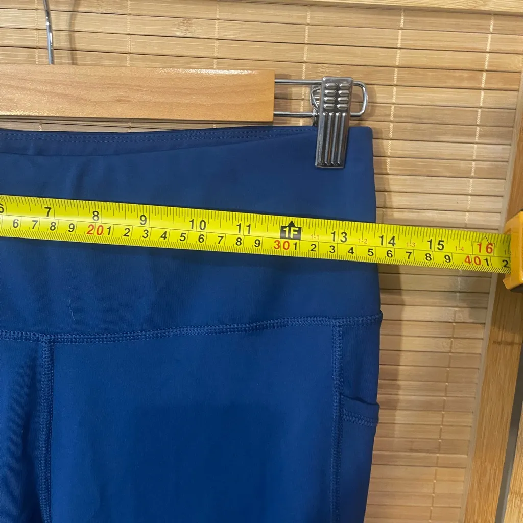 Beverly Hills Polo Club dark blue leggings with pockets woman’s large EUC - Image 6