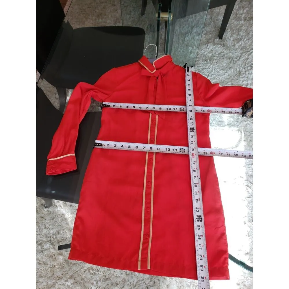 Cooperative  Solid 100% Polyester Collared Long Sleeve Button Down Shirt XS - Image 11