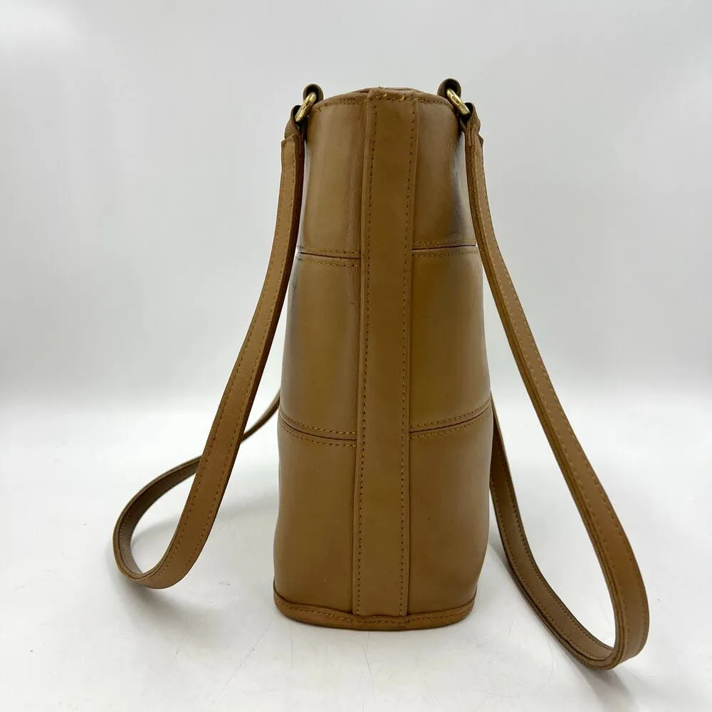 Coach Tribeca Shopper 9098 Toffee Leather Purse Bag Handbag - Image 8