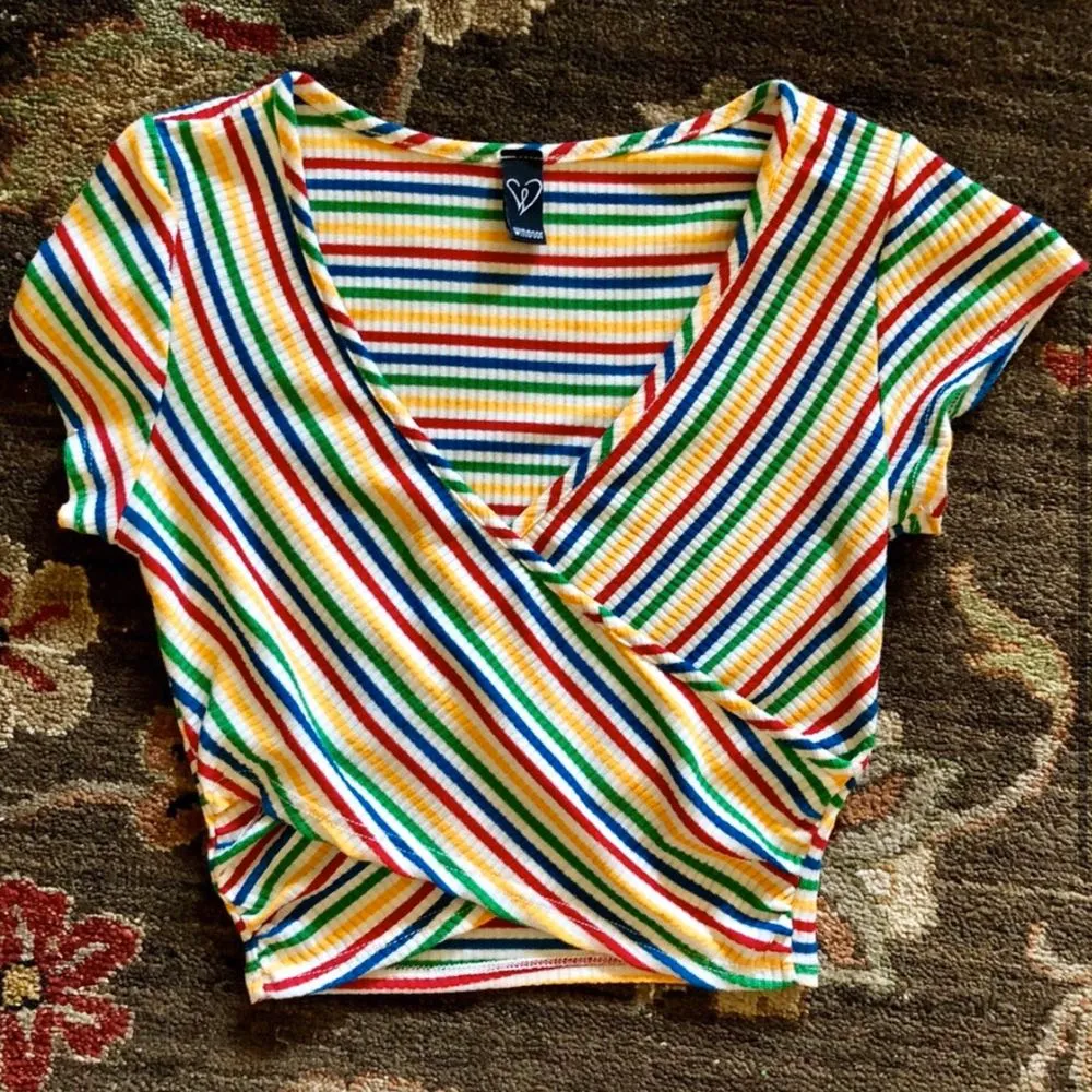 Criss Cross Crop Top Multiple - Image 3