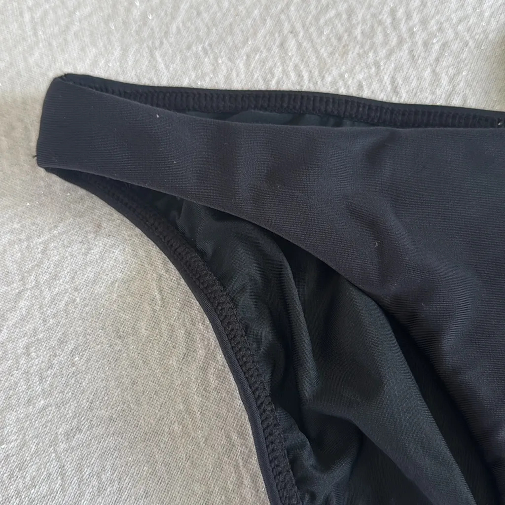 VIX PAULA HERMANNY Solid Bikini Bottom, Sie Small, $96 Black - Image 5