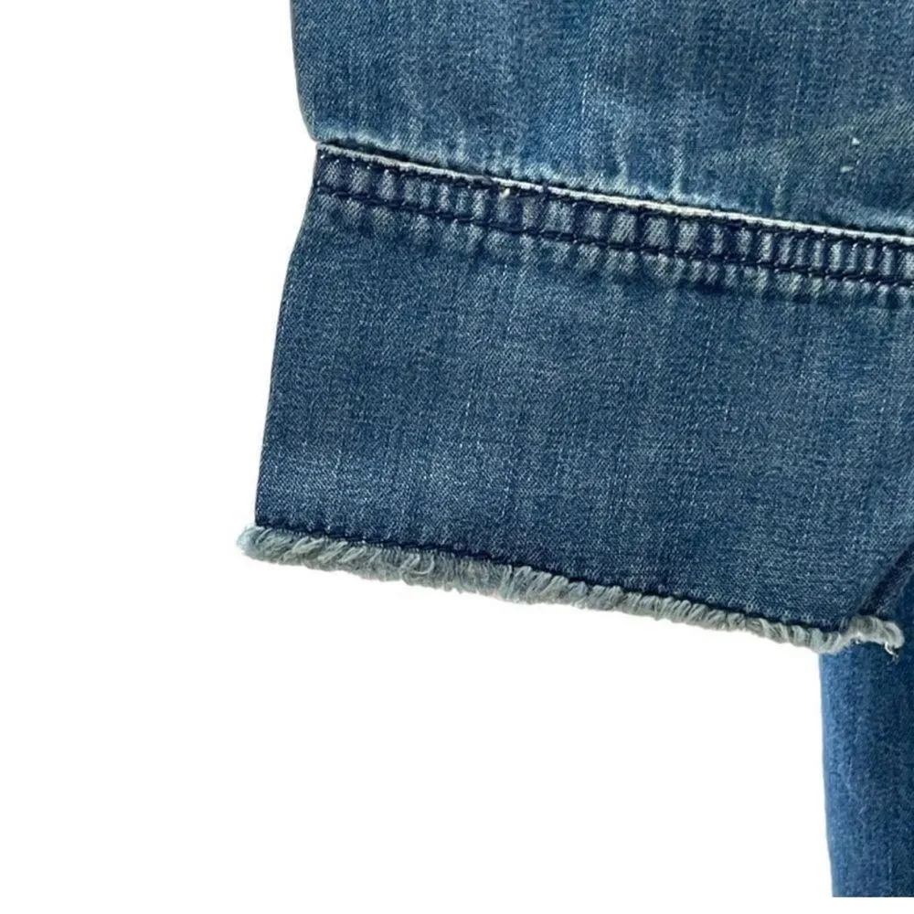 NWT Sandrine Rose X Free People Honored Demim Shirt - Image 5