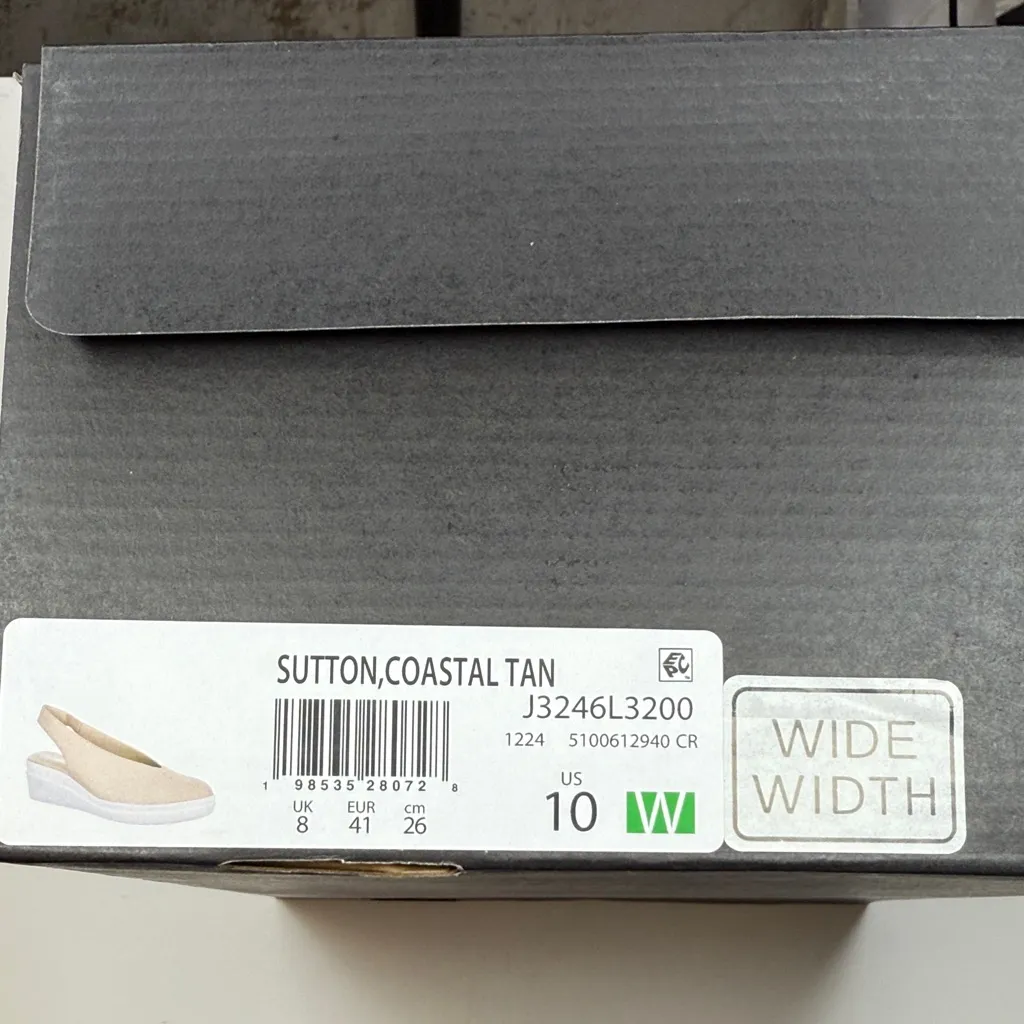 Naturalizer  Women's Sutton Slingback Leather Wedges- Wide Width- 10W - Image 4