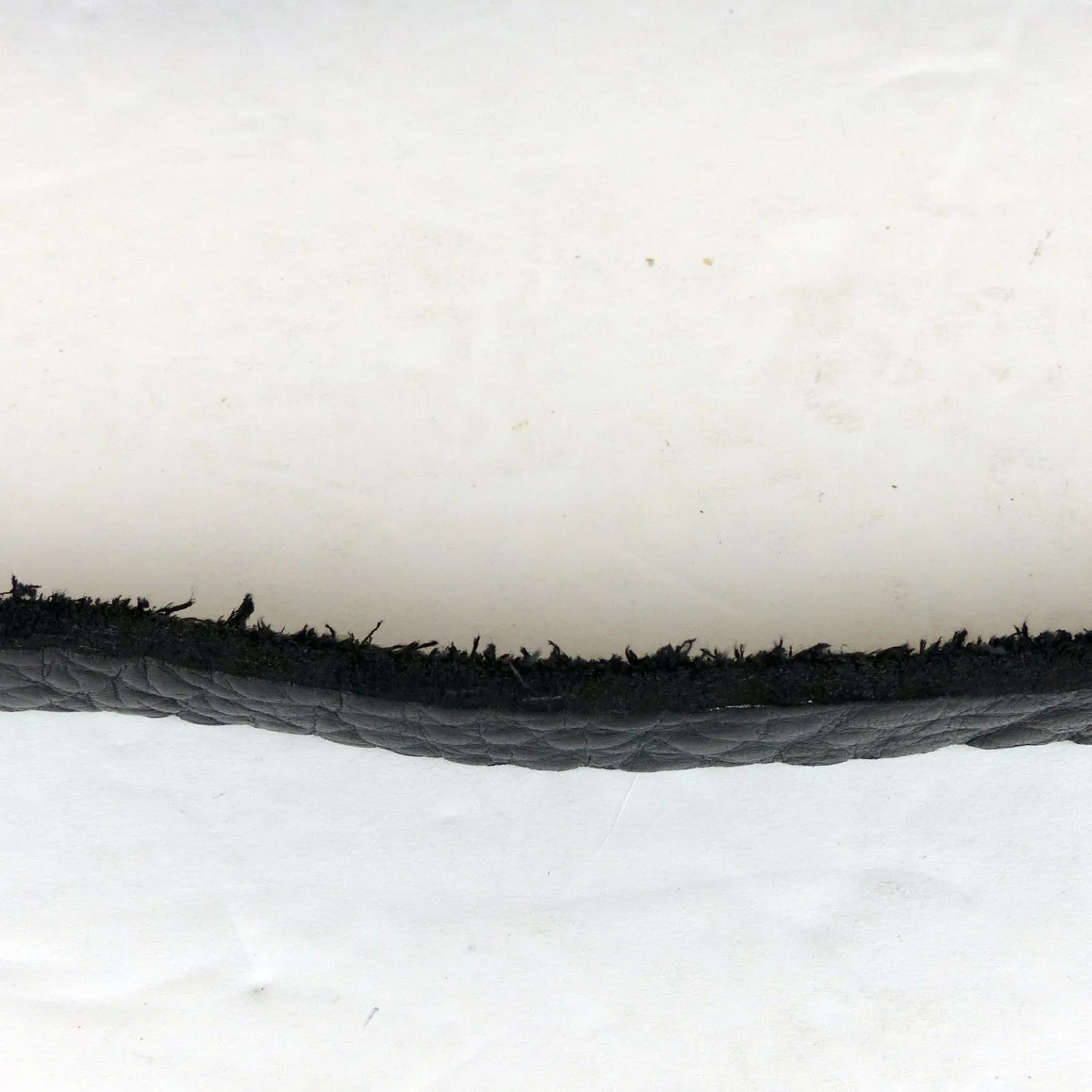 Black Pebbled Genuine Leather Grommet Belt Size 34 Narrow Punk Goth Y2K Rock Emo - Image 7