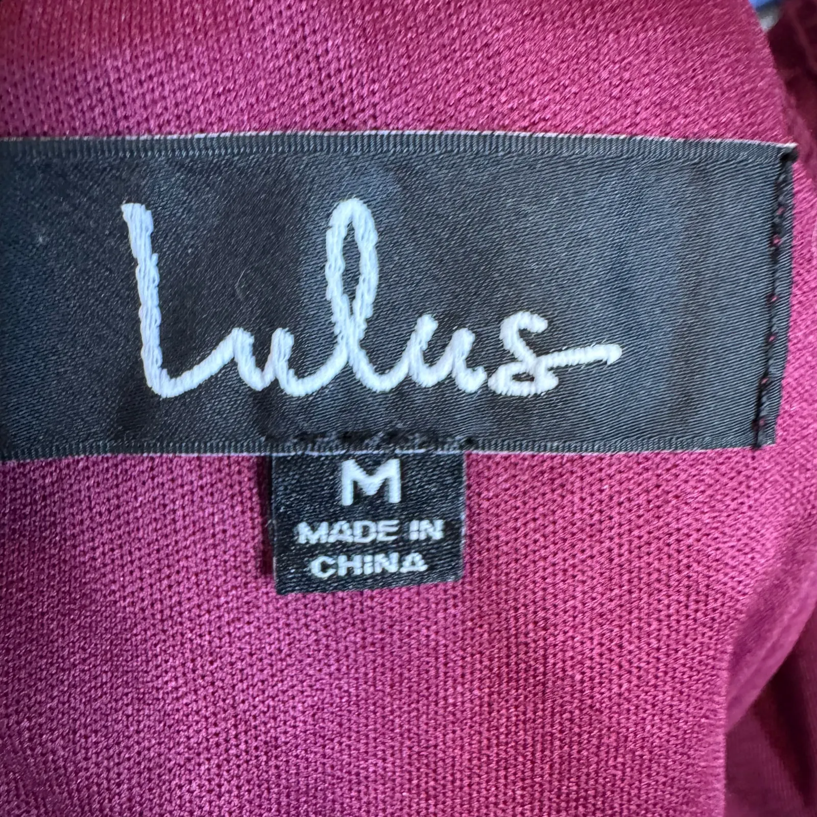 Lulus Burgundy Lace Midi Dress Fit and Flare Dress Sleeveless M - Image 4