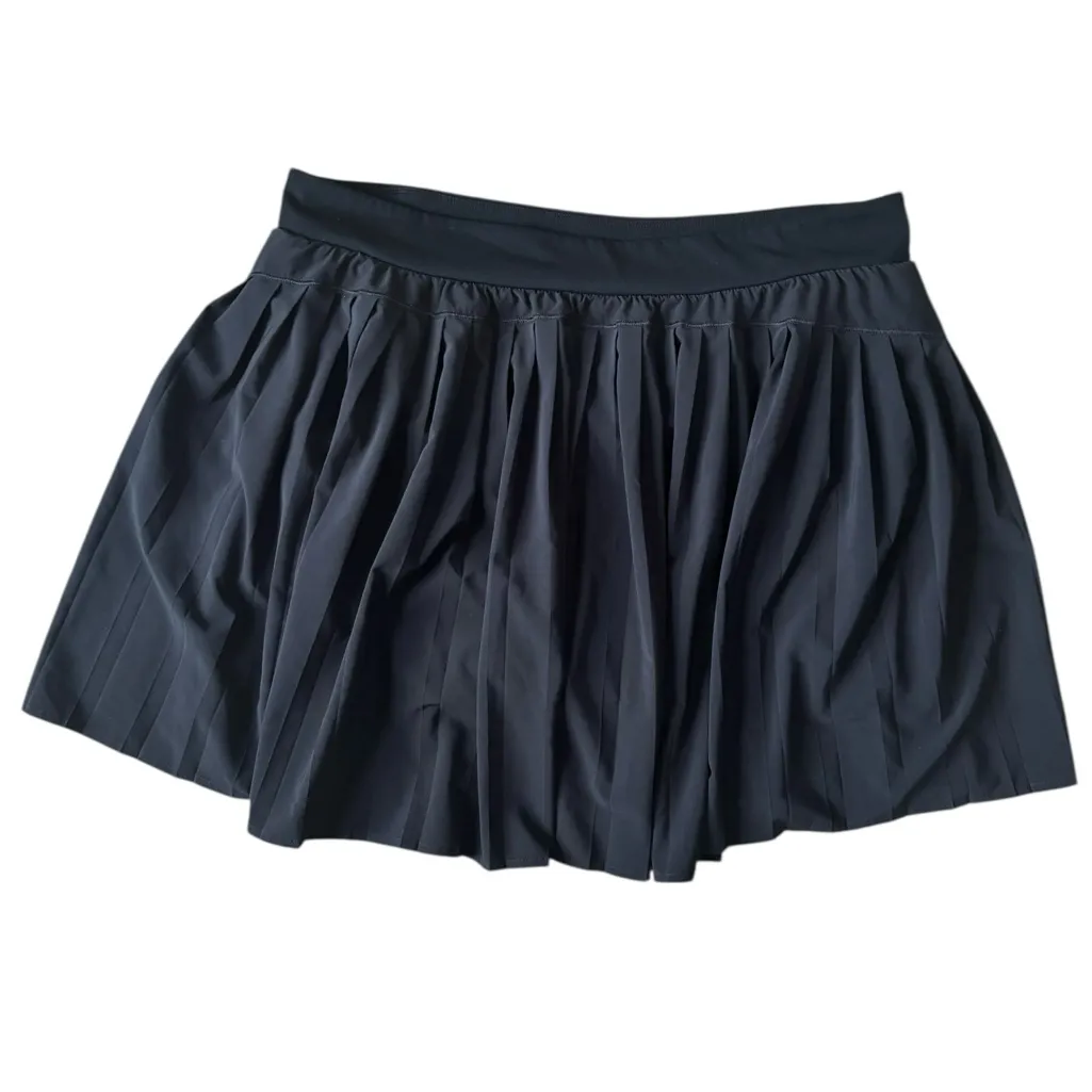 SPANX The Get Moving Pleated Skort Sz 2XL  14" Very Black Active Tennis Golf - Image 2