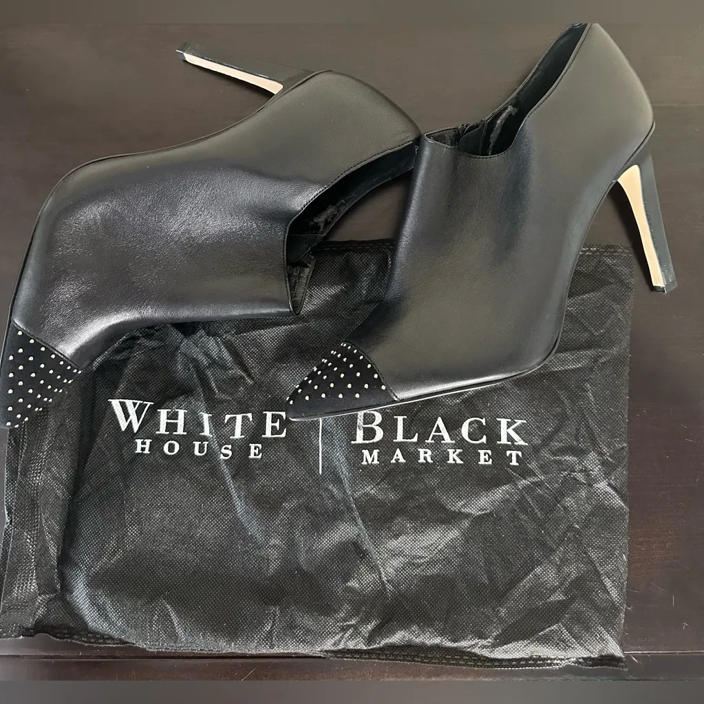 White House Black Market Studded Klaudia Booties - Image 6
