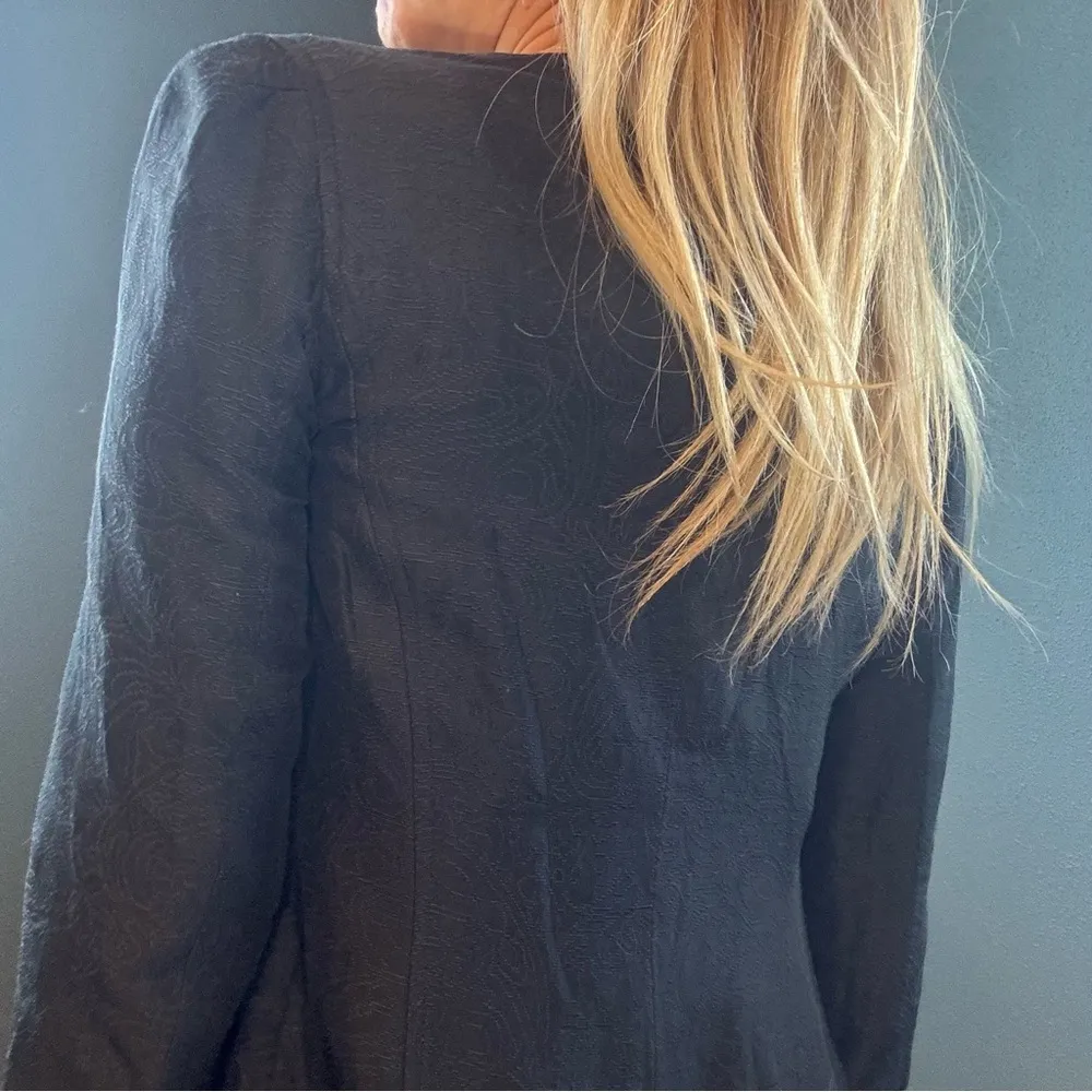 Tombolini Made in Italy Black Dress with Matching Jacket Italian Size 42 - Image 8