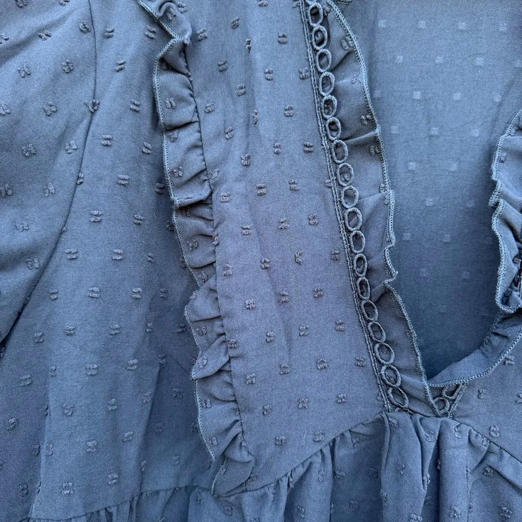 SHEIN Women's Red and Black Ruffle Blouses size 3X - Image 10