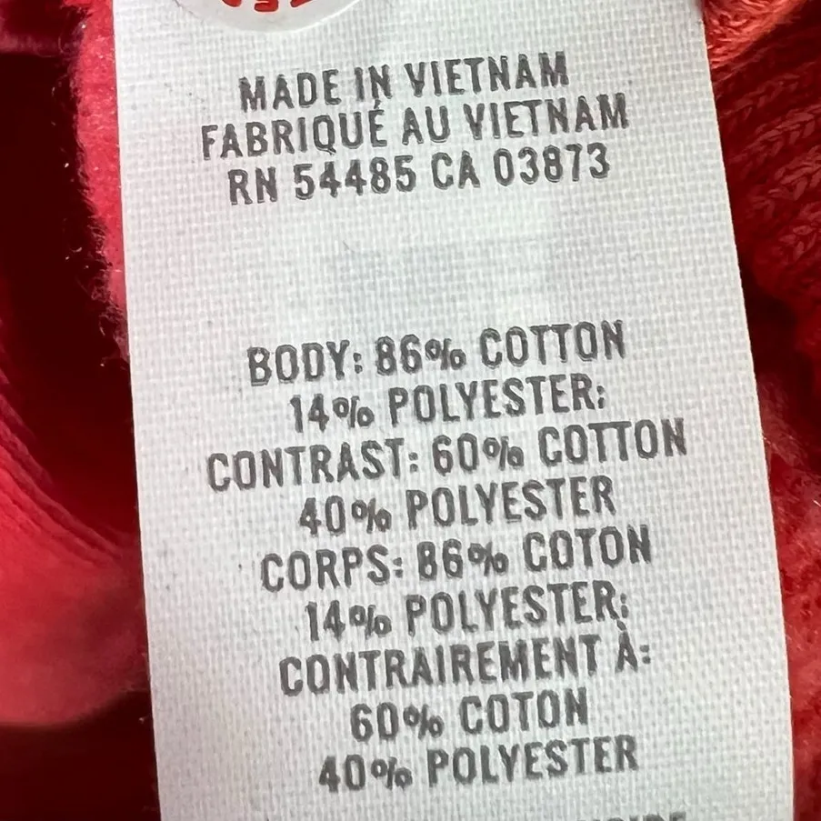 Aerie Getaway Sweatshirt Womens L Bright Red Oversized Cozy Cool Girl Lounge - Image 7