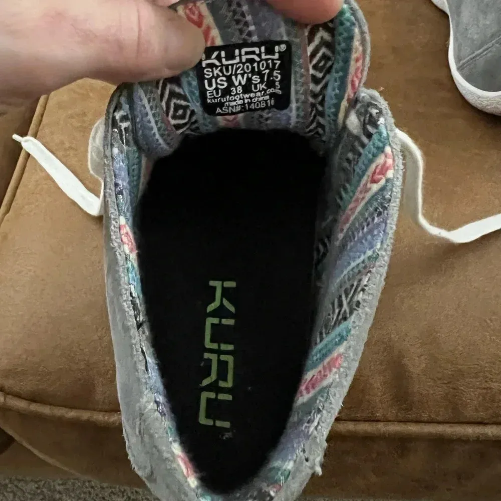 KURU Aalto Chukka Women's Size 7.5 Gray Suede Casual Lace Up Boot Sneakers Hike - Image 9