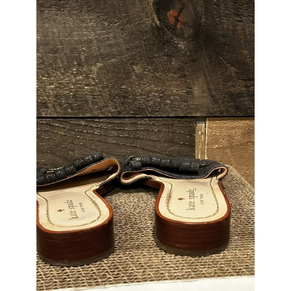 KATE SPADE tasseled Fringe sandals with Gold Accent women's‎ USA 7.5 M - Image 5