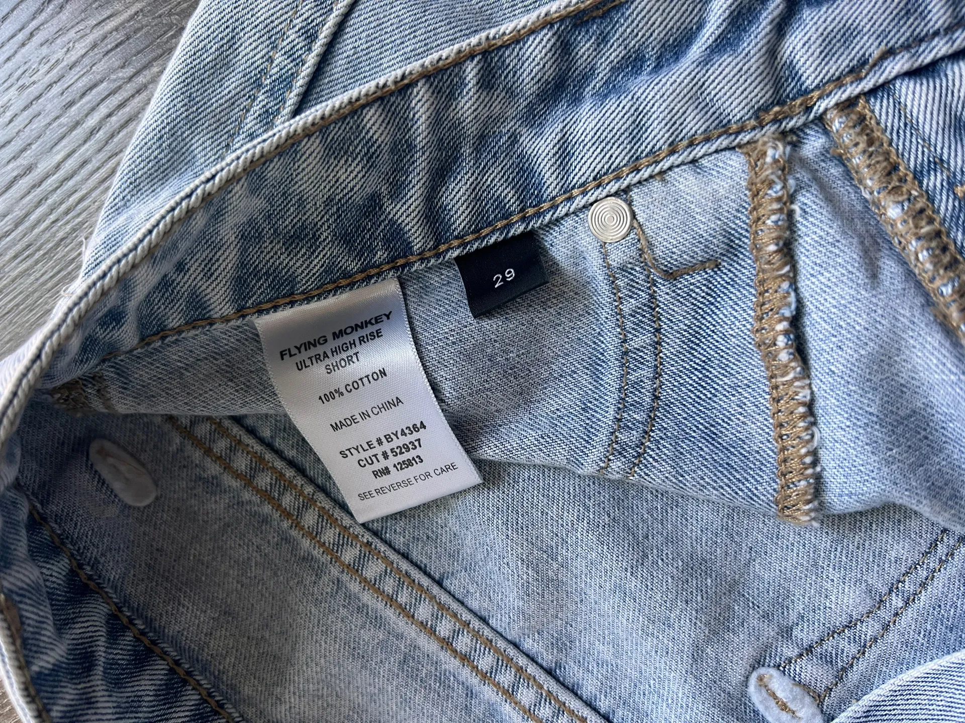 Flying Monkey Jean Shorts - Image 3