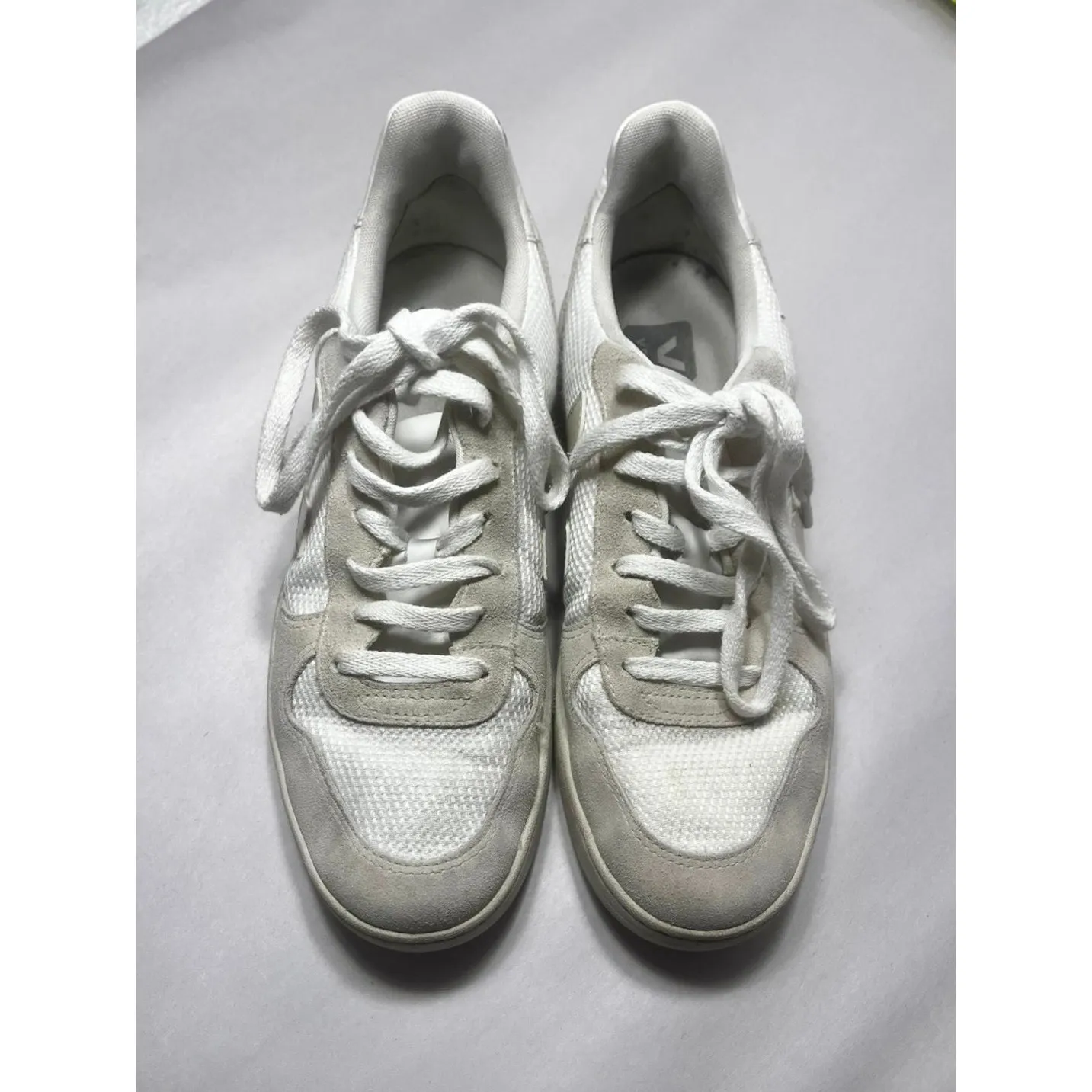 Veja V-10 B-Mesh White Natural Pierre Trainers sz. 8.5 Men's and 10.5 Women's - Image 6