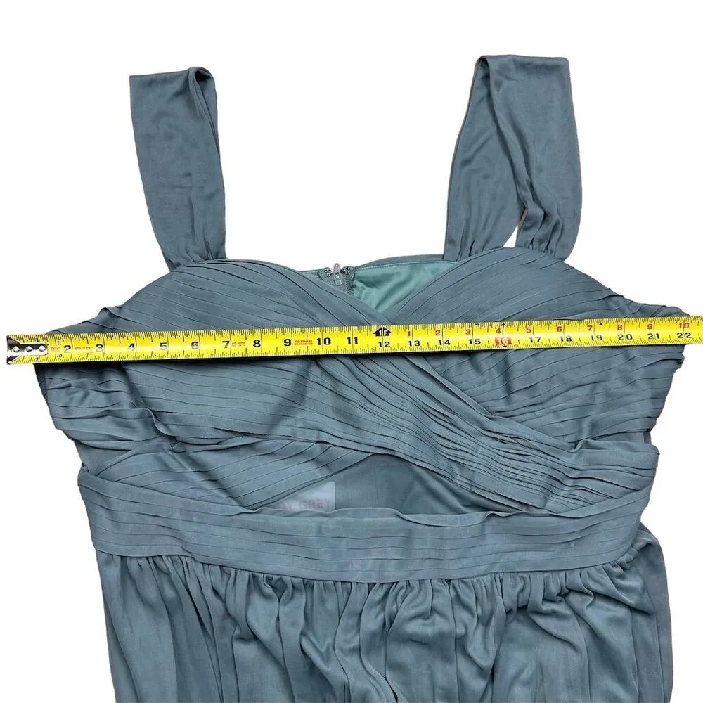 NWT Birdy Grey Elyse Bridesmaid Dress Curve 2X Plus Green Long Formal Sleeveless - Image 6