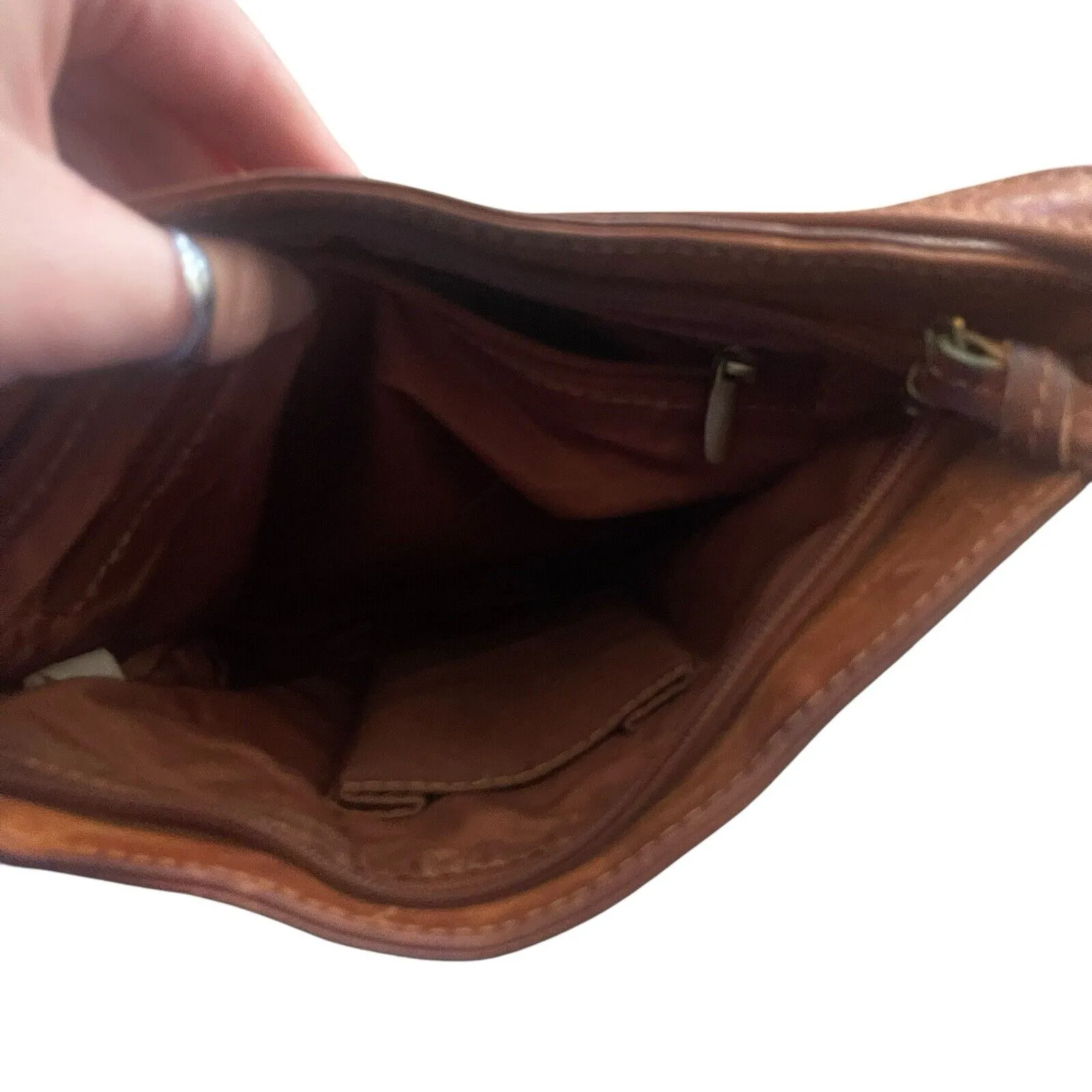 Levogue Vintage Distressed Genuiune Leather Messenger Crossbody‎ Bag Purse - Image 6