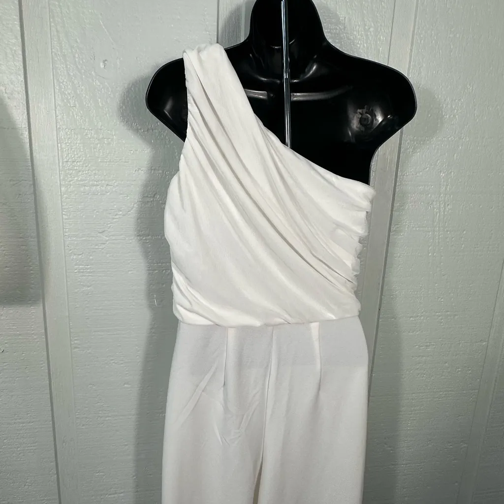 Love x Design White Ruched Jumpsuit SZ SM NWOT - Image 10