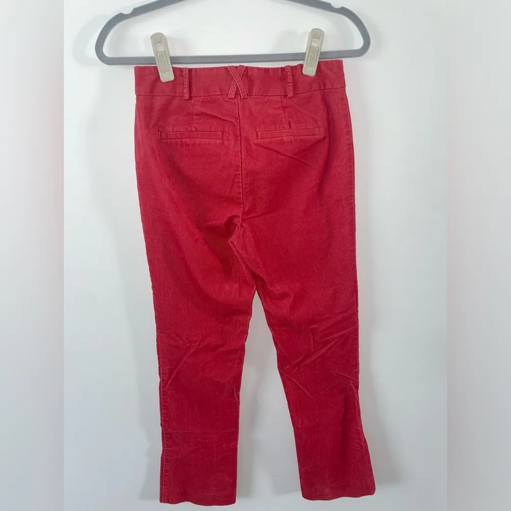 Anthropologie Red Suede Jeans - Image 4