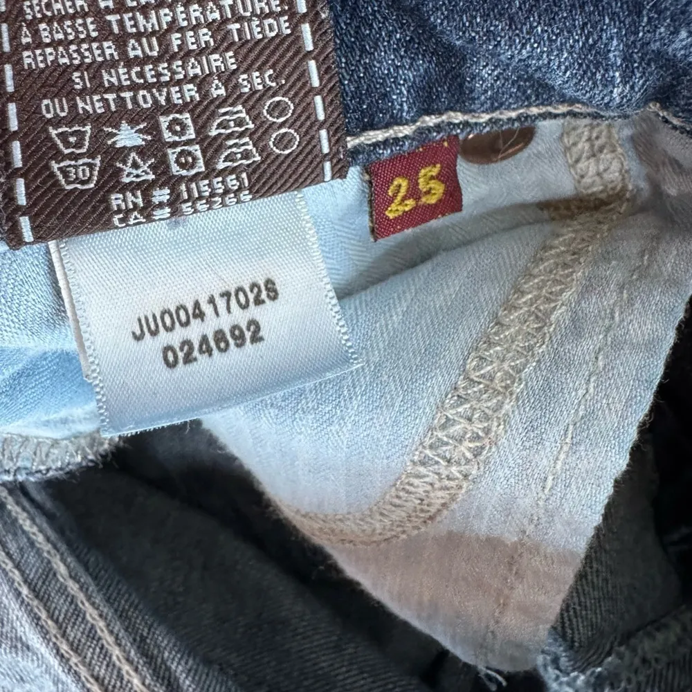 7 for all Mankind Gwenevere Ankle Skinny Mid Rise Jeans Size 25 - Image 6