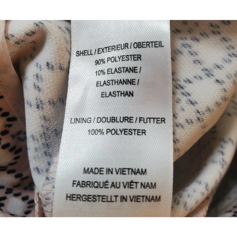 Adrianna Papell Women's Beige Polyester Mid Rise Casual Skinny Pants Size 10 - Image 6