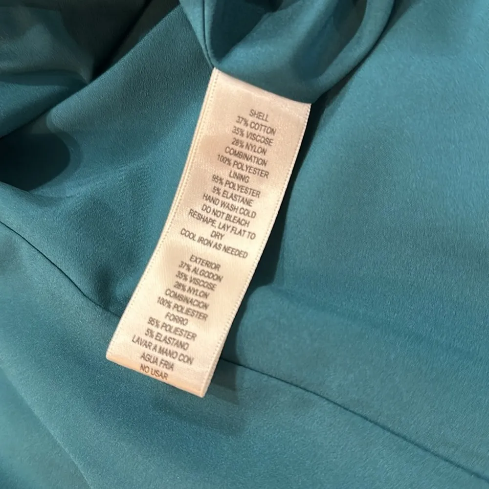 Eliza J Teal Green Blue Lace Formal Dress - Image 10