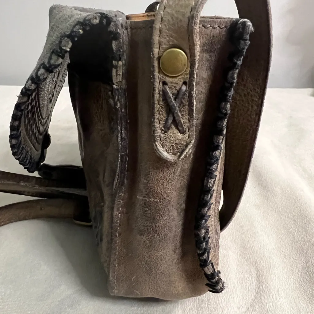 🔥 Patricia Nash Tooled Leather Crossbody Messenger – Handcrafted Vintage - Image 13