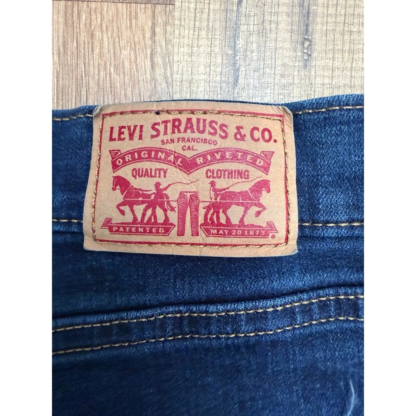 Levi's 505 Classic Straight Mid Rise Jeans Blue‎ Women's Sz 10 W30 L28 - Image 6