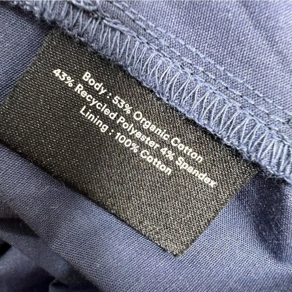 Summersalt The Coastal Poplin Tie-Waist Midi Dress - Midnight - Image 7