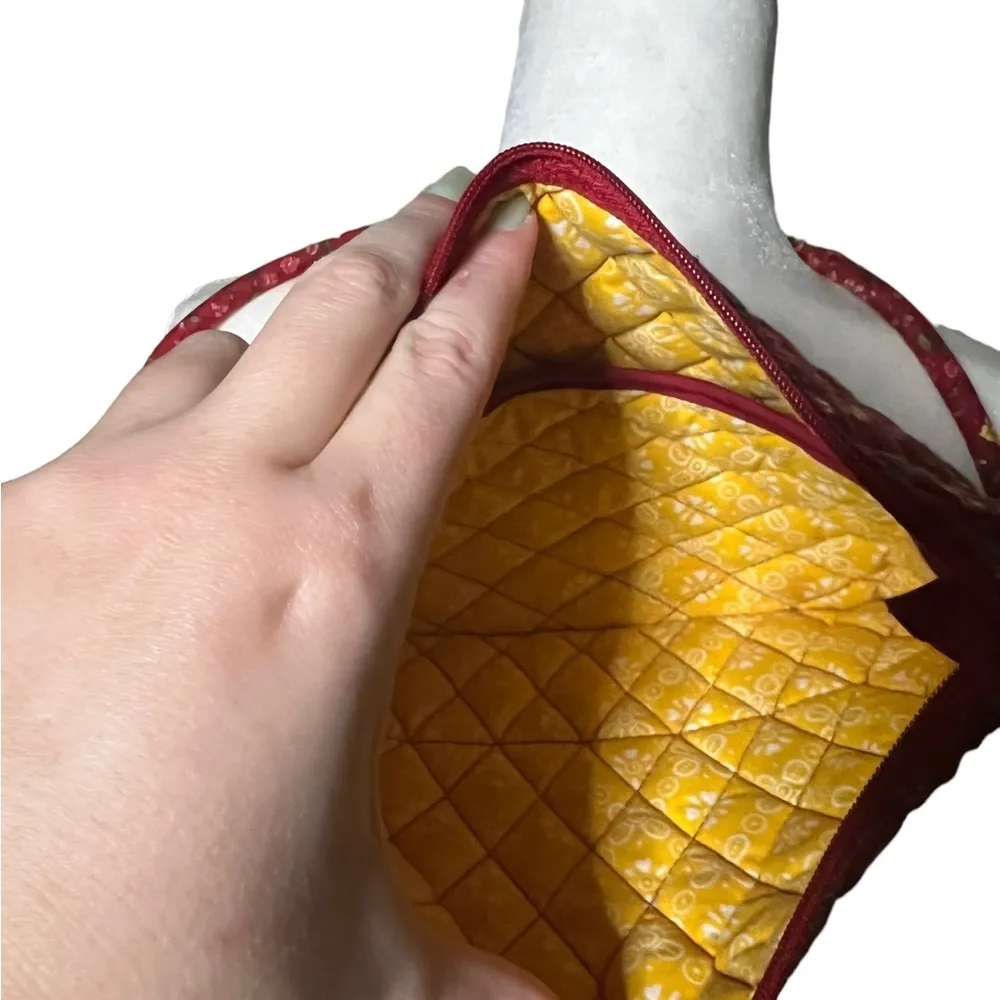 Quilted Crossbody Bag y2k Naples Bag Co Yellow - Image 7