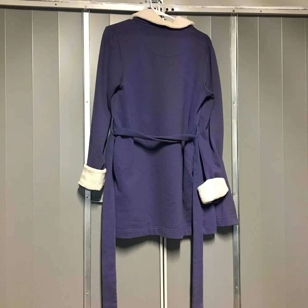 VICTORIA’S SECRET Purple Plush Bath Lounge Robe, Small - Image 2