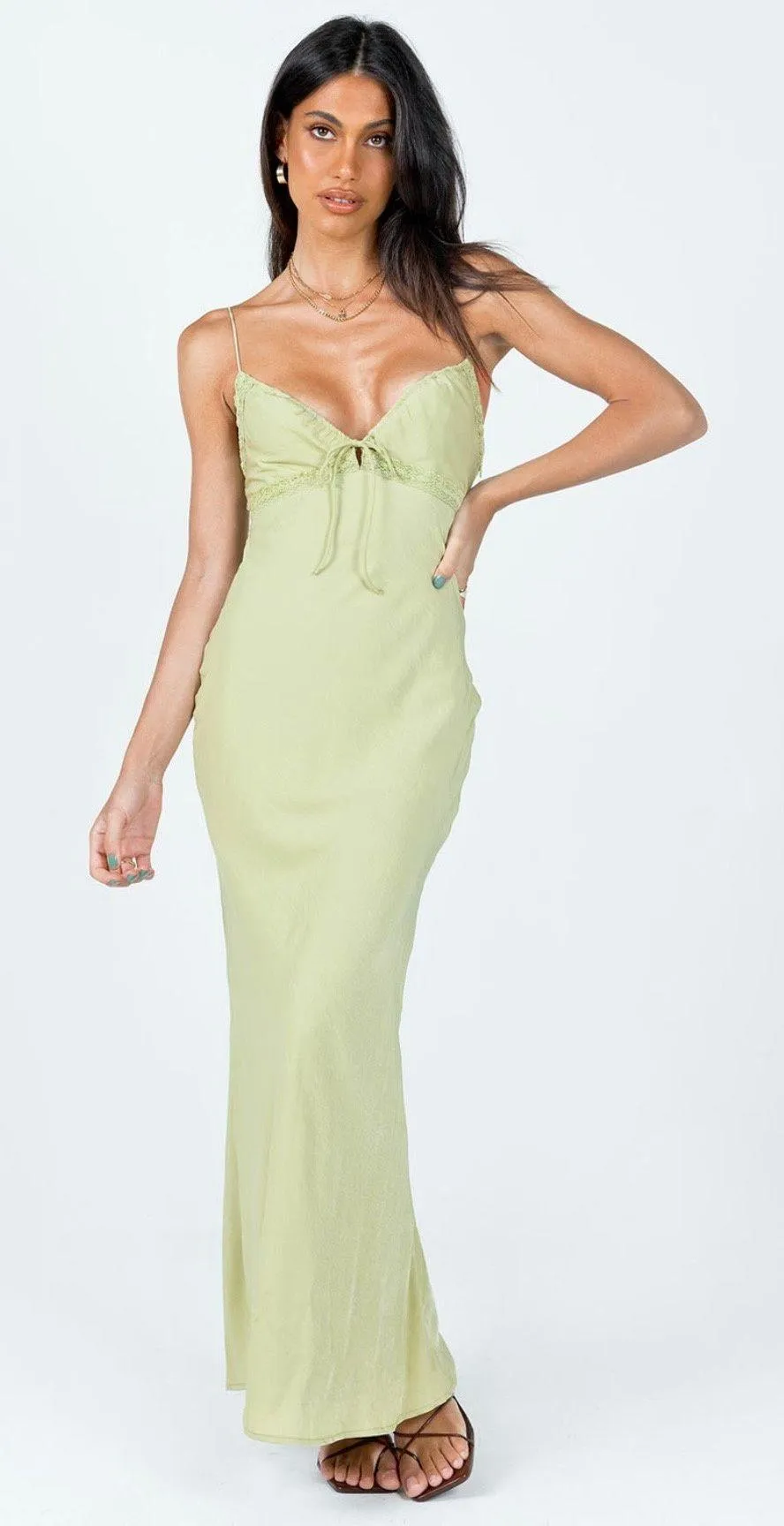 Green Maxi Dress - Image 2
