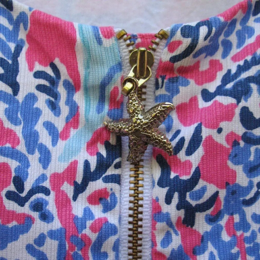 Lilly Pulitzer Cathy Samba Coral Shift Dress 4 - Image 7