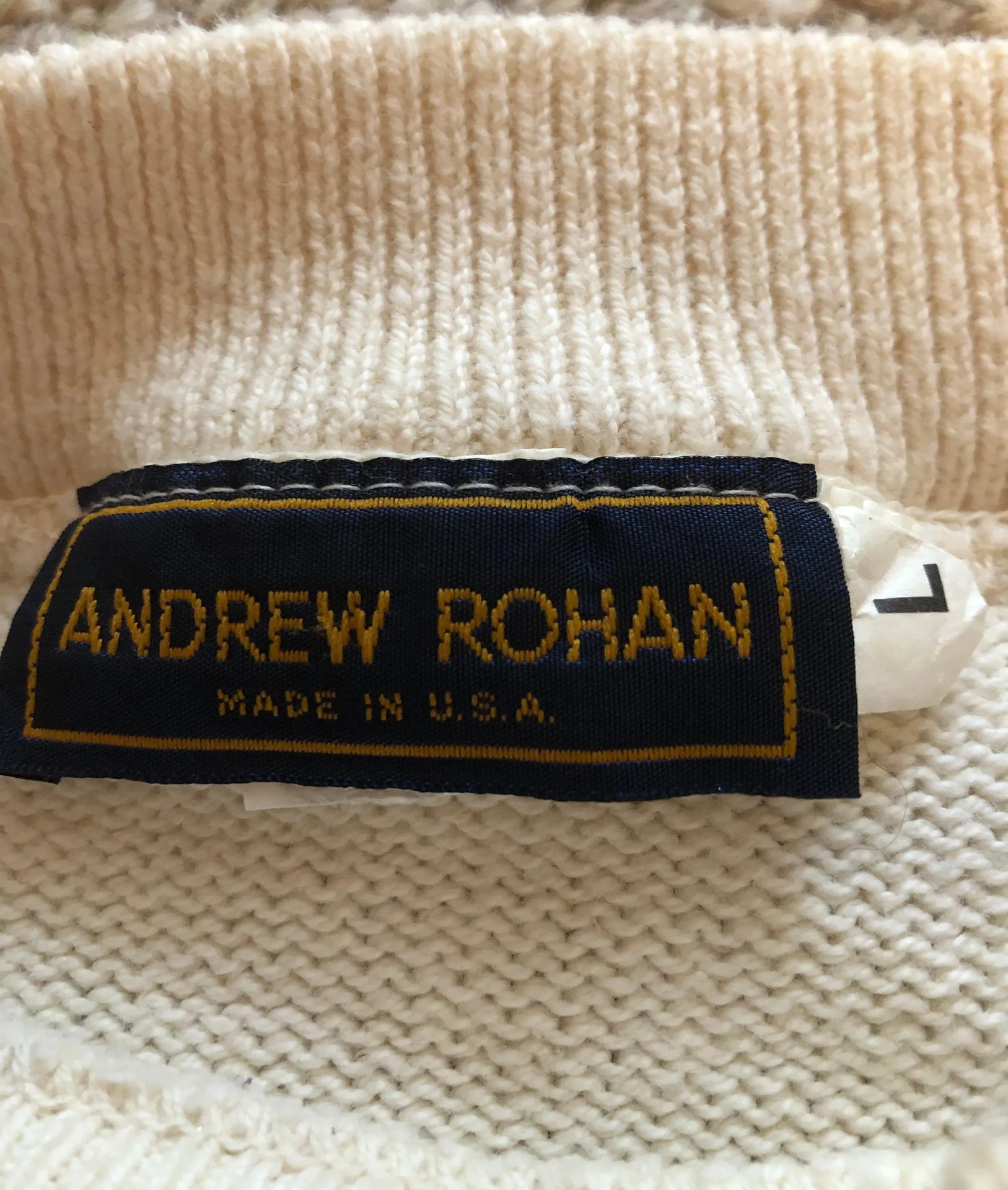 Bay Point Crew neck Tan Size L - Image 4